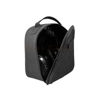 Sac de transport portable pour casque filaire d'aviation - Noir
