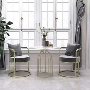 K Tea table chair combination small household negotiation table and chair reception table and chairsold separately - Product Image 5