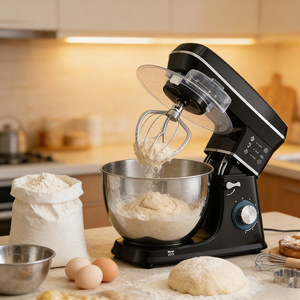 Nuevo Batidora de Alimentos Multifunción 2025 de Fabricante, Mezcladora de Harina para Pasteles de 5L, Batidora de Pie KitchenAid de 1300W para el Hogar, Modelo NS01002 - Product Image 1
