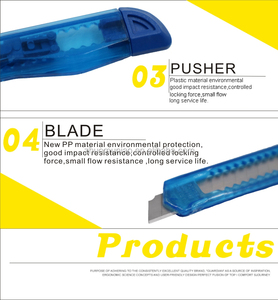 <span class=keywords><strong>Petit</strong></span> 9Mm Transparent En Plastique Art Artisanat Passe-Temps Bureau Papier Peint Cutter <span class=keywords><strong>Couteau</strong></span> Utilitaire pour Papier Échantillon Gratuit - Product Image 6
