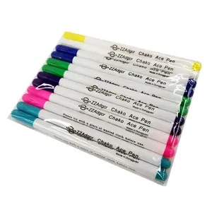 Water Erasable Fabric Marking Pens Disappearing Ink Fabric Marker Pens Vanishing Water Soluble Pen