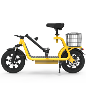 Scooter Eléctrico X12 Amarillo de 12 Pulgadas, Bicicleta de Reparto de Alimentos de Largo Alcance, Plegable, de Alta Velocidad, X12 - Product Image 6
