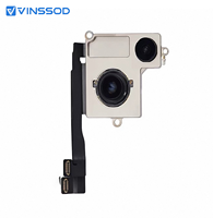 Module de caméra arrière de remplacement pour iPhone 15, 15 Plus, 15 Pro, 15 Pro Max – Ensemble de réparation pour téléphone avec adaptateur