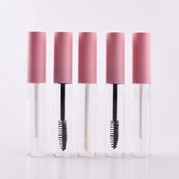 Luxe 5ml rouge à lèvres rose clair vide brillant à lèvres Tubes paquet Logo personnalisé huile pour lèvres emballage conteneurs baguette