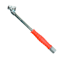 Pistolet de gonflage de pneus double tête à longue portée pour voiture, outil de réparation de pneus à valve double tête