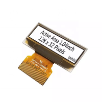 Panel OLED tipo conector de 1,04 "30 pines Resolución de 128x32 Interfaz I2C SPI Pantalla OLED