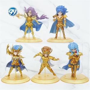 11ซม. เซนต์เซย์ย่าอนิเมะฟิกเกอร์ตำนานผ้า LEO aiolia Aquarius Camus หน้ากากมะเร็ง deathmask อัศวินสีทองตุ๊กตาญี่ปุ่น - Product Image 5