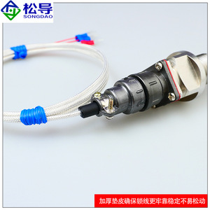 WZP-269 ซ็อกเก็ตตรวจจับอุณหภูมิแบบเสียบปลั๊กสำหรับการบิน (ซ็อกเก็ตวัดอุณหภูมิขนาด 1/2 นิ้ว) พร้อมเทอร์โมคัปเปิล Pt100 - Product Image 5