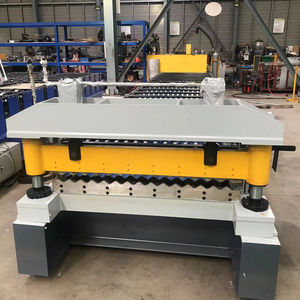 Feuille de toit de plaque murale en métal de panneau de vague ondulée automatique bon marché chaude faisant des tuiles petit pain formant des machines - Product Image 2