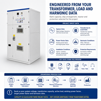Banco de Condensadores Equipado con Reactor TBB 10kV 1800kvar para Cargas Armónicas en Plantas Mineras y de Cemento