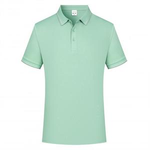 Polo Shirt Men Solid Color Polyester Short Sleeve Workwear Daily Wear Z15-8822 - Product Image 3