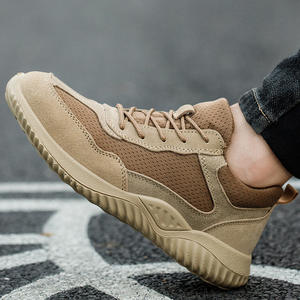 Zapatos de seguridad para hombre con punta de acero, de caña baja, transpirables, ligeros y resistentes a pinchazos, para trabajo y uso en exteriores. - Product Image 1