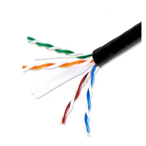Hot Sale Cable Cat6 Sftp Pvc Pe Jacket Network Cat6 Utp Cables 4 Pairs Cca Cu Conductor Lan Cable