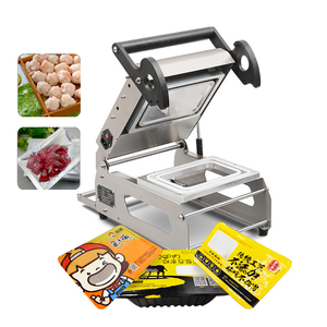 Machine de scellage de barquettes semi-automatique électrique en <span class=keywords><strong>acier</strong></span> inoxydable pour l'emballage commercial de vêtements, boissons et produits chimiques, pour barquettes en plastique - Product Image 6