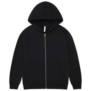 Felpa con Cappuccio Personalizzata all'Ingrosso 330-460gsm, Felpa con Zip Nera OEM, Felpe Spider con Zip, <span class=keywords><strong>Abbigliamento</strong></span> Uomo - Product Image 2