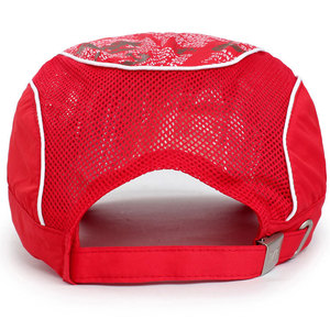 Unisex Baseball Cap Red Mesh Breathable Waterproof Sunshade Outdoor Sports Hat Spring Summer - Product Image 2