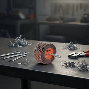 Ttake Abrasive Flap <b>Wheel</b> 80x20 Mm 6 Mm Shaft Corundum <b>Grinding</b> <b>Wheel</b> - Product Image 3