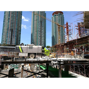 Maquinaria de hormigón de alta confiabilidad Bomba de remolque HBT60.13.118RSD con salida teórica de 67/41m ³/h y potencia de 118kw a la venta - Product Image 2