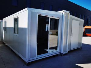 Assembler rapidement 16 pieds Portable pliable cabine bureau extensible minuscule Houseelet préfabriqué maison pliante conteneur maison - Product Image 3