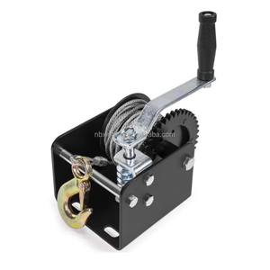 A buon mercato autodidatta 600kgs ingranaggio verricello manuale a mano puleggia verricello pollame azienda agricola argano manuale 31:1 - Product Image 1