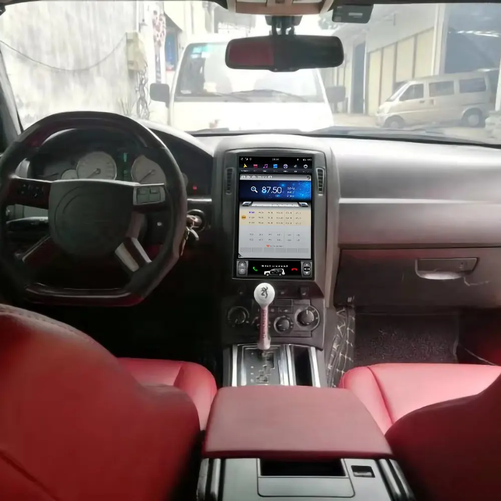 Radio con GPS para coche, reproductor con pantalla de 13,3 pulgadas, 2 din, Android 10, estilo Tesla, para Chrysler 300C