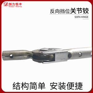 Furniture Hinge Iron Surface Mount Multi Angle Customizable 14th Gear Up 7th Gear Down For Chinese Furniture - Product Image 5