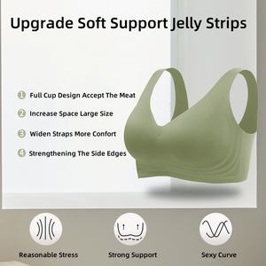 <span class=keywords><strong>Reggiseno</strong></span> Senza Cuciture per Donna 5XL, Supporto Morbido, Comodo e Alla Moda, <span class=keywords><strong>Reggiseno</strong></span> Plus Size Senza Cuciture per Coppa Grande - Product Image 2