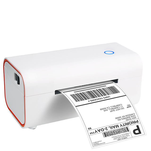 Sonnmark 203dpi Portable Thermal Label Printer, 4x6 Inch Waterproof Adhesive Label Maker with USB/Wireless/APP