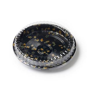 Assiettes jetables en plastique pour plats à emporter de restaurant, compatibles micro-ondes - Product Image 1