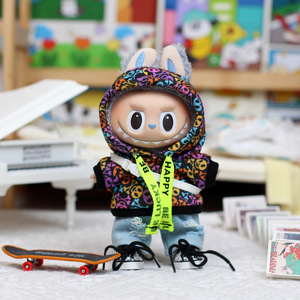 Labubu <b>Doll</b> Clothes First Third Generation Trendy Streetwear Brand Macaron Unisex Youth Fashion <b>Accessories</b> - Product Image 2