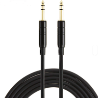 Nouveau produit - Câble audio pour guitare à faible bruit, double blindage, avec prise mono dorée