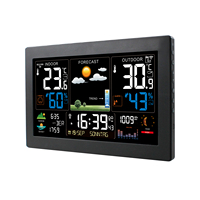 Station météo sans fil Thermomètre numérique Hygromètre Baromètre Horloge Prévisions météo Station météo électrique automatique
