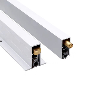 Concealed Automatic Drop Down Door Bottom Seal Aluminum Acoustic Dustproof Seal <b>Strip</b> for <b>Wooden</b> Hotel Interior Door - Product Image 2