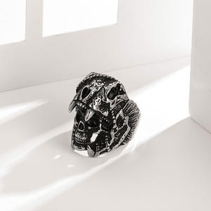 <span class=keywords><strong>2023</strong></span> nouvelle bague crâne scorpion style punk en acier inoxydable 316L - Product Image 4