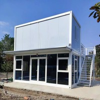 Maison de conteneur en acier préfabriquée modulaire extensible mobile de 20 pieds et 40 pieds, appartement, applications de construction résidentielle mobile