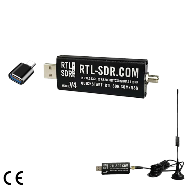 R828D RTL2832U 1PPM TCXO SMA RTLSDR Software Defined Radio with Multipurpose Dipole Antenna SDR-V4 Blog RTL SDR V4 HTOOL