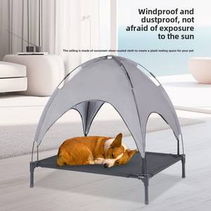 <span class=keywords><strong>Lit</strong></span> <span class=keywords><strong>pour</strong></span> animaux <span class=keywords><strong>de</strong></span> compagnie pliable avec pare-soleil, cadre haut, <span class=keywords><strong>lit</strong></span> <span class=keywords><strong>de</strong></span> camping <span class=keywords><strong>pour</strong></span> la maison, emballé dans un carton solide XL à haute capacité <span class=keywords><strong>de</strong></span> charge - Product Image 3