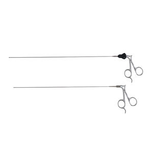 IN-Y3021 alat bantu yang dapat digunakan kembali pemegang jarum Laparoskopik kiri melengkung endoskopi bedah pegangan tang - Product Image 3