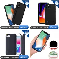 Coque Batterie Chargeur 10000 mAh pour iPhone 15 14 Plus 13 Mini 12 Pro Max 11 Pro X XR XS Max 6 6S 7 8 Plus SE 2020