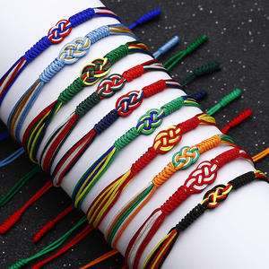 Noeud tissé à la main drapeau mexicain drapeau national Bracelet tressé fil de corde tissé réglable à la main Bracelet d'état de pays - Product Image 4