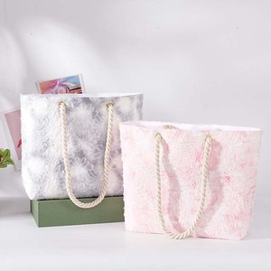 Tote Bag Large Capacity Cosmetic Organizer With Flower Tassels Soft Handle Everyday Use Winter 2023 - Product Image 1