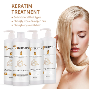 Crema Alisadora de Cabello Brasileña RPKERATIN <span class=keywords><strong>Sin</strong></span> Formaldehído, Tratamiento Capilar con Queratina <span class=keywords><strong>Sin</strong></span> <span class=keywords><strong>Formol</strong></span> para Cabello Teñido - Product Image 2