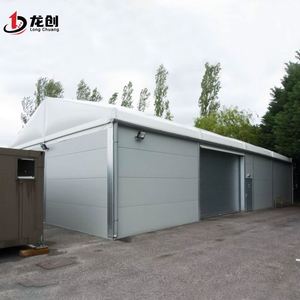 Detachable Aluminum Alloy Warehouse <b>Tent</b>,Summer Mobile Temporary Industrial <b>Canopy</b> Structure for Logistics Storage Shed - Product Image 3