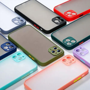 Funda de Silicona Translúcida Mate Color Caramelo Antigolpes para iPhone 17 16 15 14 13 12 11 Pro <span class=keywords><strong>Max</strong></span> Plus Air - Product Image 1