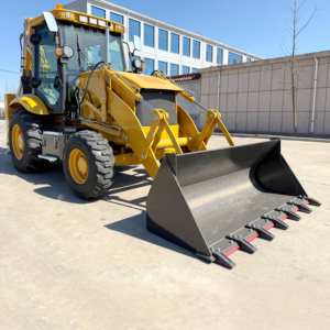 Ücretsiz Kargo 4x4 Kazıcı Yükleyici Toprak Hareket Etmeye Yönelik Makine Dizel Ön Yükleyici ve Kazıcı Traktör Mini Çekilebilir Ön Tekerlekli Yükleyici - Product Image 4