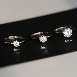 OEM gioielli moda mano S925 in argento Sterling gioielli da sposa <span class=keywords><strong>fedi</strong></span> nuziali - Product Image 3