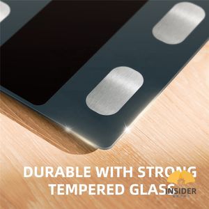 अंदरूनी वजन शरीर वसा द्रव्यमान वजन का पैमाना बोडी स्केल स्मार्ट वसा प्रतिशत अंक वाले बाथरूम स्केल - Product Image 2