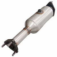 Convertisseur catalytique en acier inoxydable sur mesure pour échappement, compatible Accord 2.4L 2003-2007, avec tuyau flexible avant, norme Euro V, vente en gros