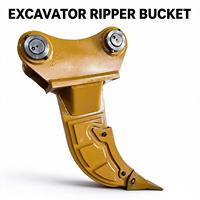 Ripper Excavator Tugas Berat Satu Gigi untuk Batu Keras dan Tanah Beku, Aksesoris Excavator
