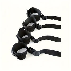 Bdsm Bondage Set Volwassen Seksspel Handboeien Enkelbeperkingen Seksspeeltje Paar Slavenseksproducten Erotisch Bedbandsysteem Sm Manchetten - Product Image 3